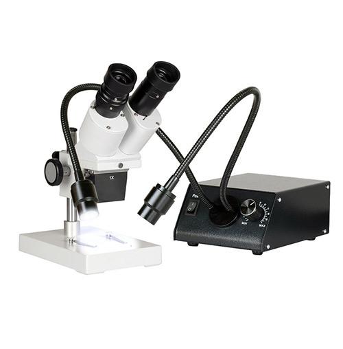 Albenth 6W High Intensity Dual Gooseneck Microscope LED Light Source ...