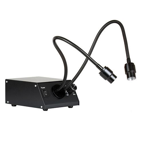 Albenth 6W High Intensity Dual Gooseneck Microscope LED Light Source ...
